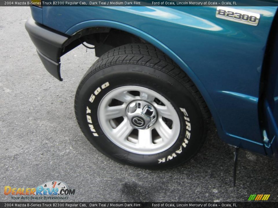 2004 Mazda B-Series Truck B2300 Regular Cab Dark Teal / Medium Dark Flint Photo #13