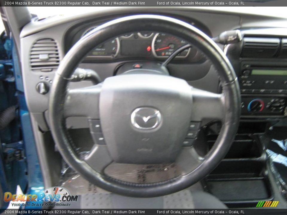 2004 Mazda B-Series Truck B2300 Regular Cab Dark Teal / Medium Dark Flint Photo #17