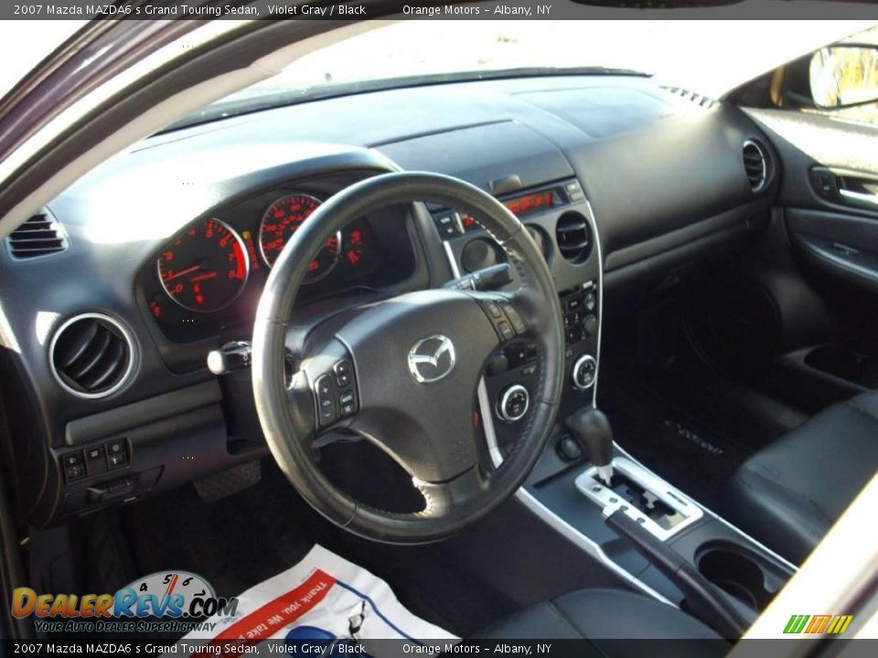 2007 Mazda MAZDA6 s Grand Touring Sedan Violet Gray / Black Photo #12