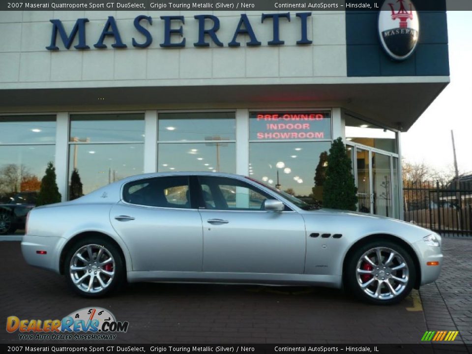 2007 Maserati Quattroporte Sport GT DuoSelect Grigio Touring Metallic (Silver) / Nero Photo #1