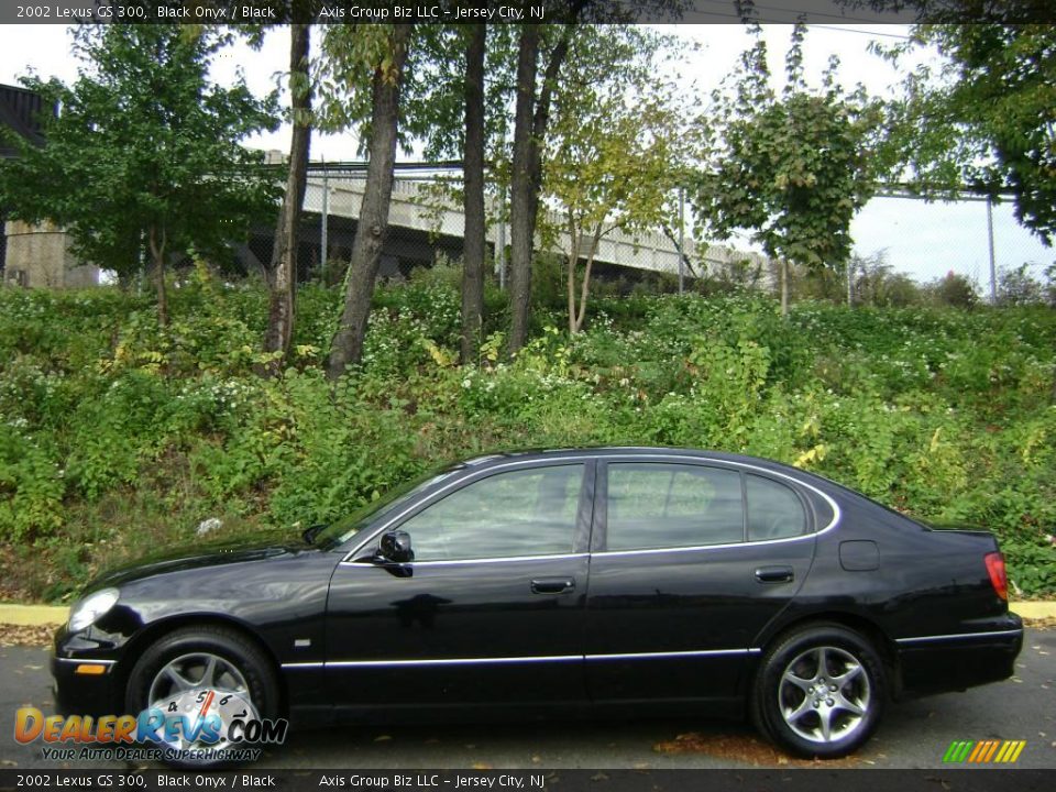 2002 Lexus GS 300 Black Onyx / Black Photo #2