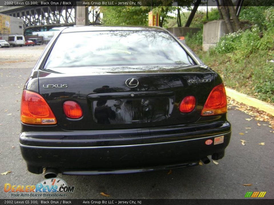2002 Lexus GS 300 Black Onyx / Black Photo #4