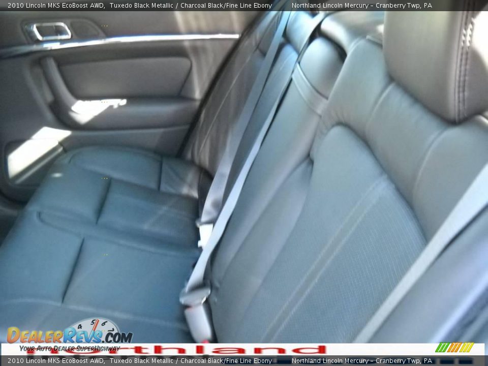 2010 Lincoln MKS EcoBoost AWD Tuxedo Black Metallic / Charcoal Black/Fine Line Ebony Photo #12