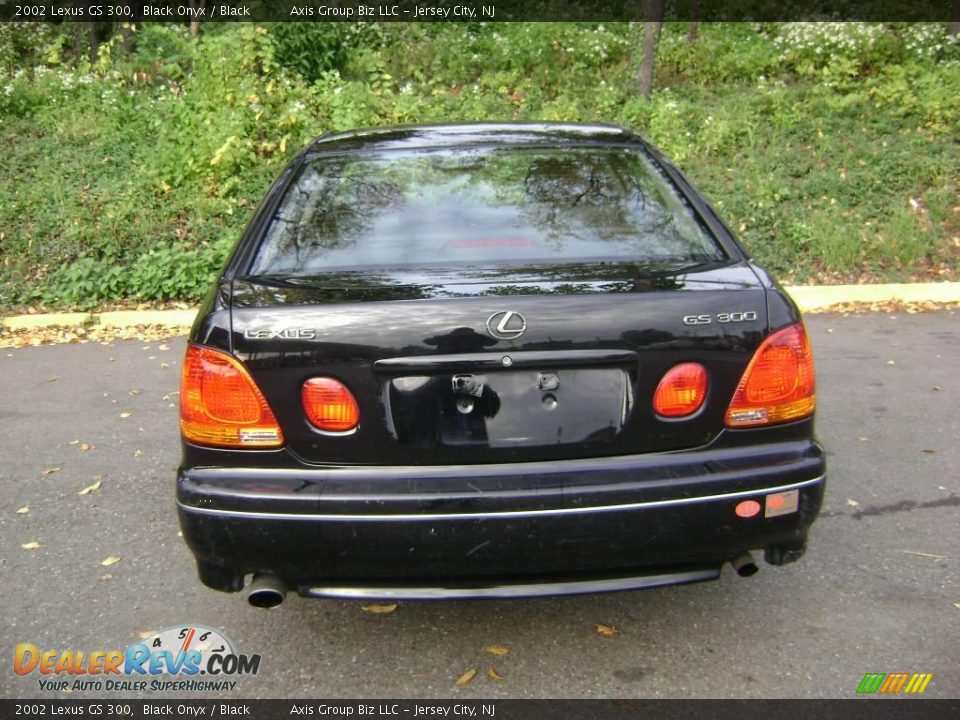 2002 Lexus GS 300 Black Onyx / Black Photo #7