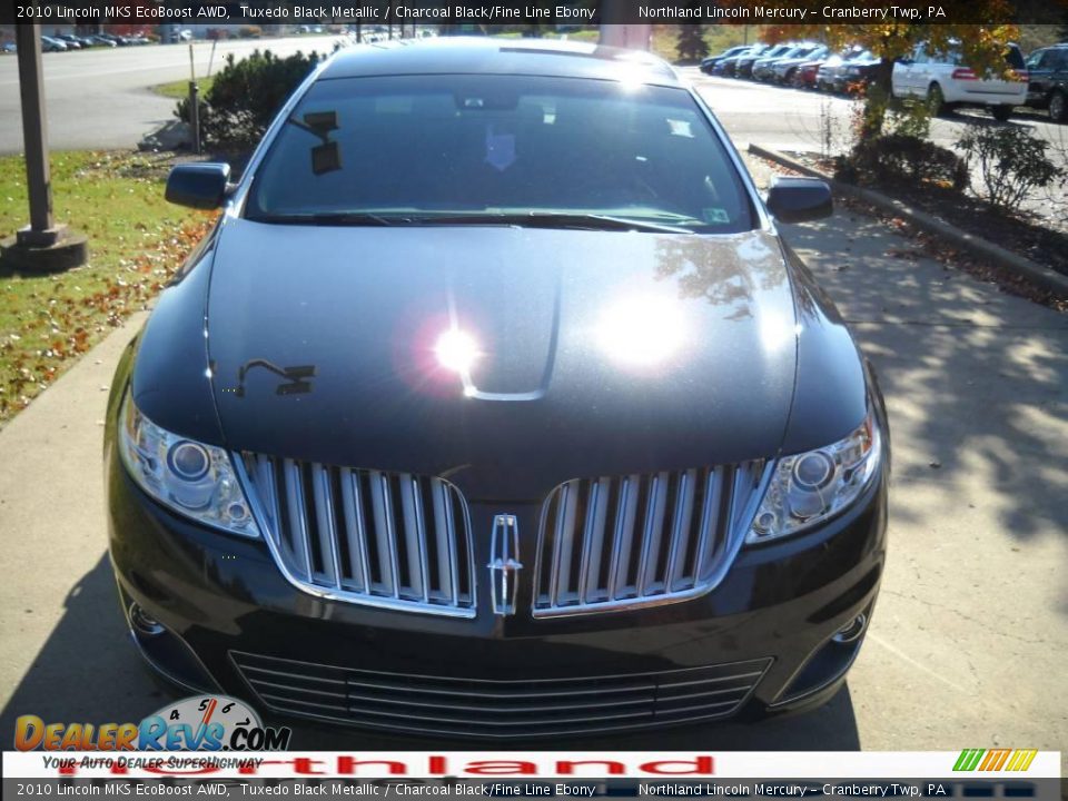 2010 Lincoln MKS EcoBoost AWD Tuxedo Black Metallic / Charcoal Black/Fine Line Ebony Photo #15