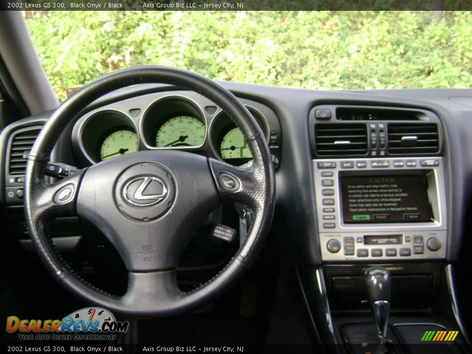 2002 Lexus GS 300 Black Onyx / Black Photo #13