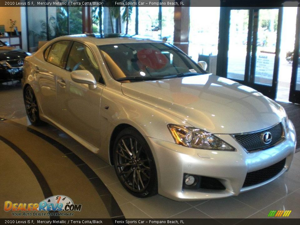 2010 Lexus IS F Mercury Metallic / Terra Cotta/Black Photo #1