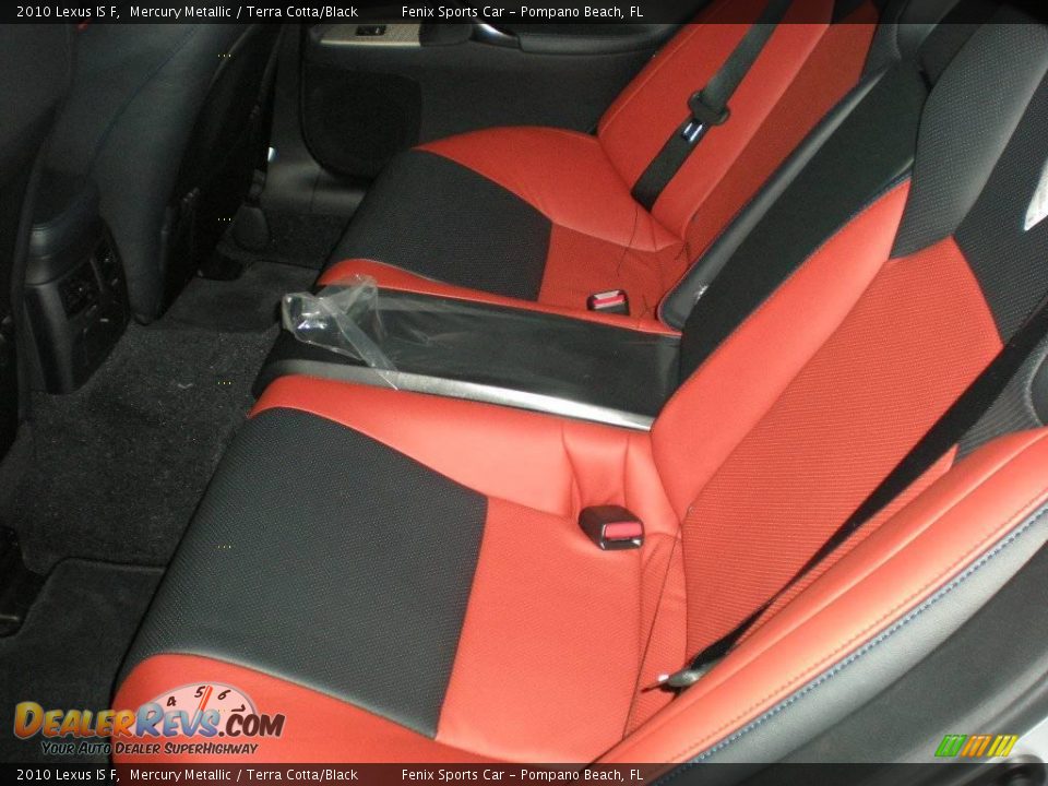 Rear Seat of 2010 Lexus IS F Photo #11
