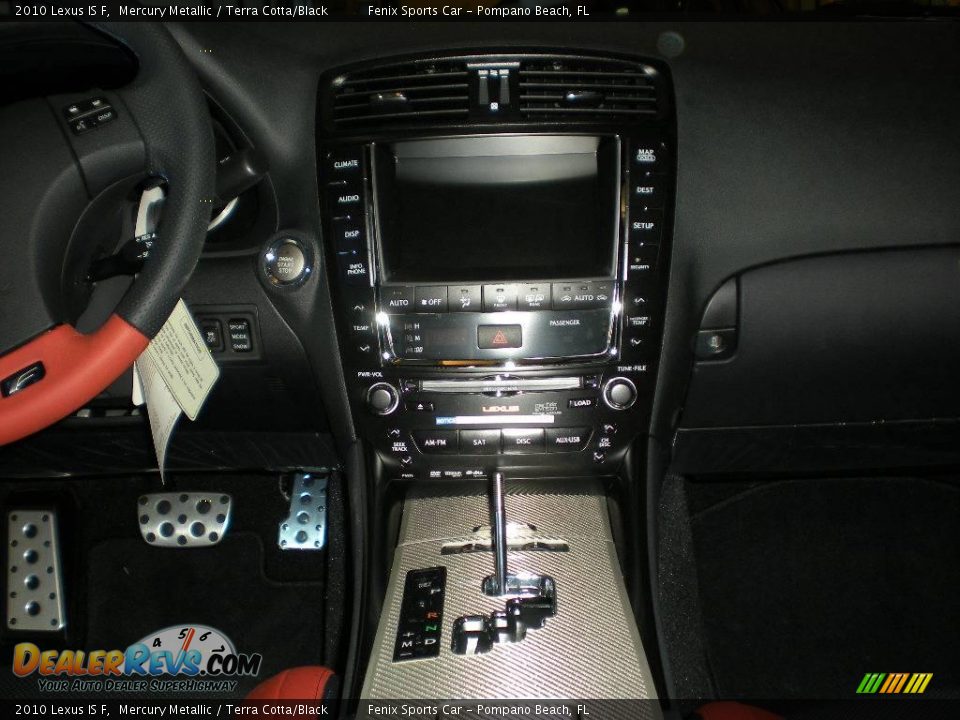2010 Lexus IS F Mercury Metallic / Terra Cotta/Black Photo #18