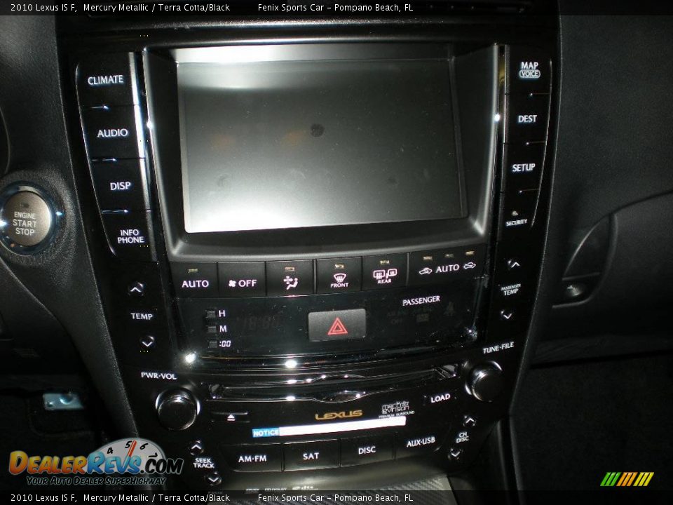 2010 Lexus IS F Mercury Metallic / Terra Cotta/Black Photo #23