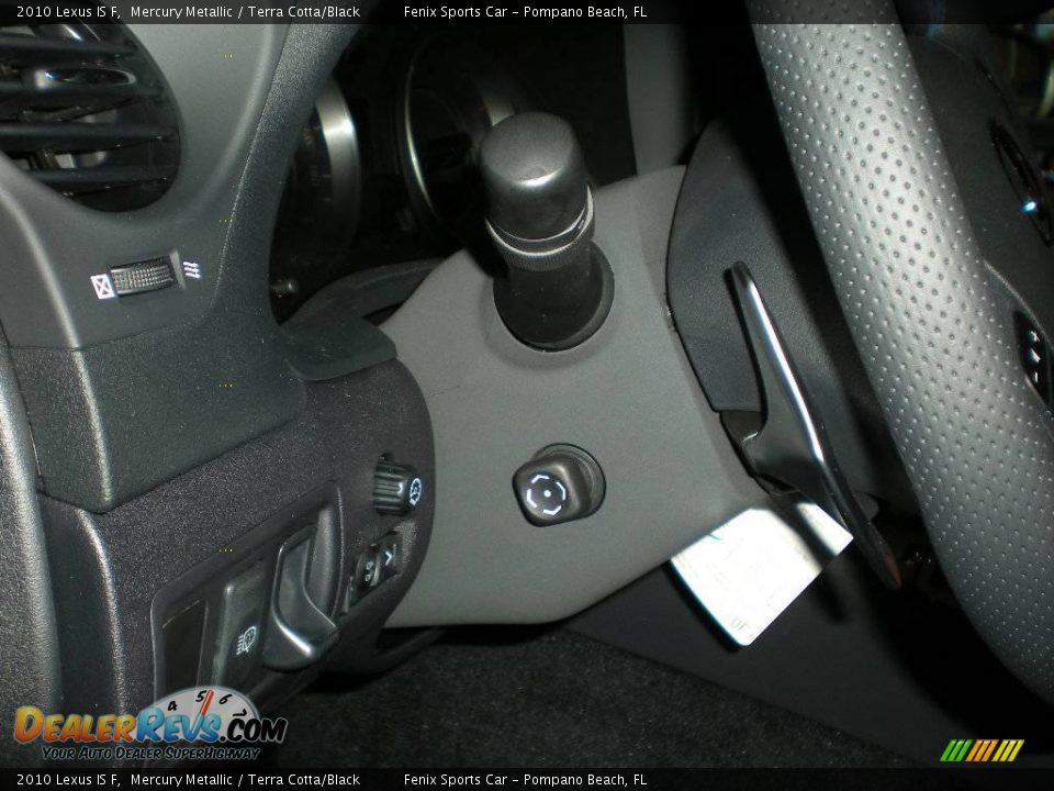 2010 Lexus IS F Mercury Metallic / Terra Cotta/Black Photo #24