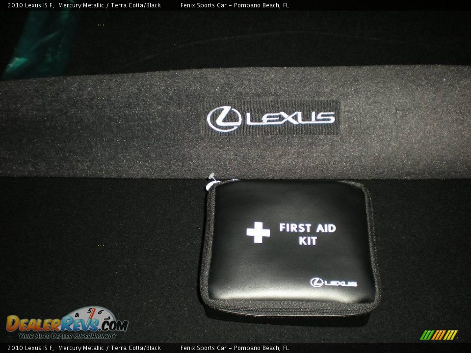 2010 Lexus IS F Mercury Metallic / Terra Cotta/Black Photo #25