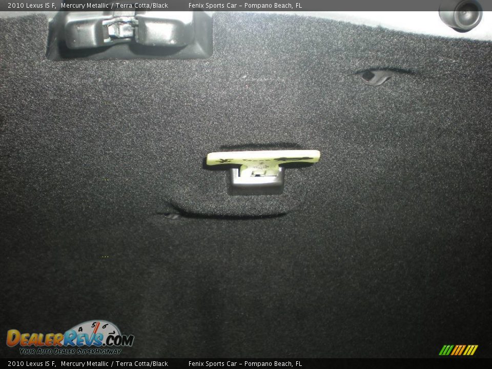 2010 Lexus IS F Mercury Metallic / Terra Cotta/Black Photo #26