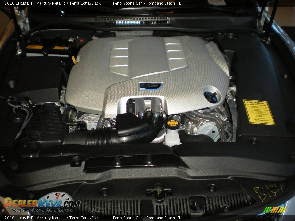 2010 Lexus IS F Mercury Metallic / Terra Cotta/Black Photo #29