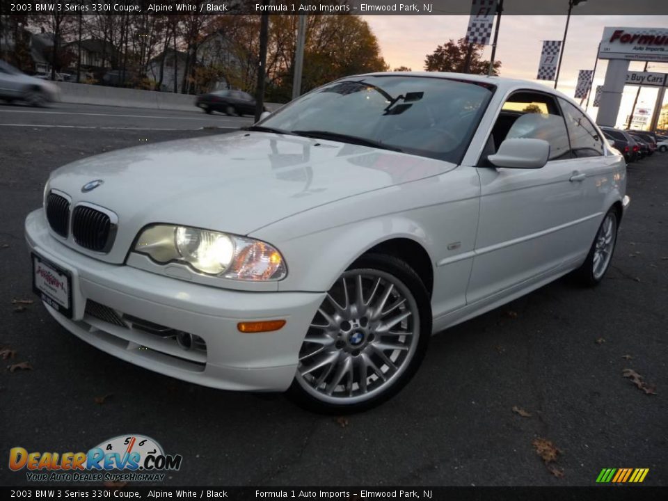 2003 BMW 3 Series 330i Coupe Alpine White / Black Photo #1
