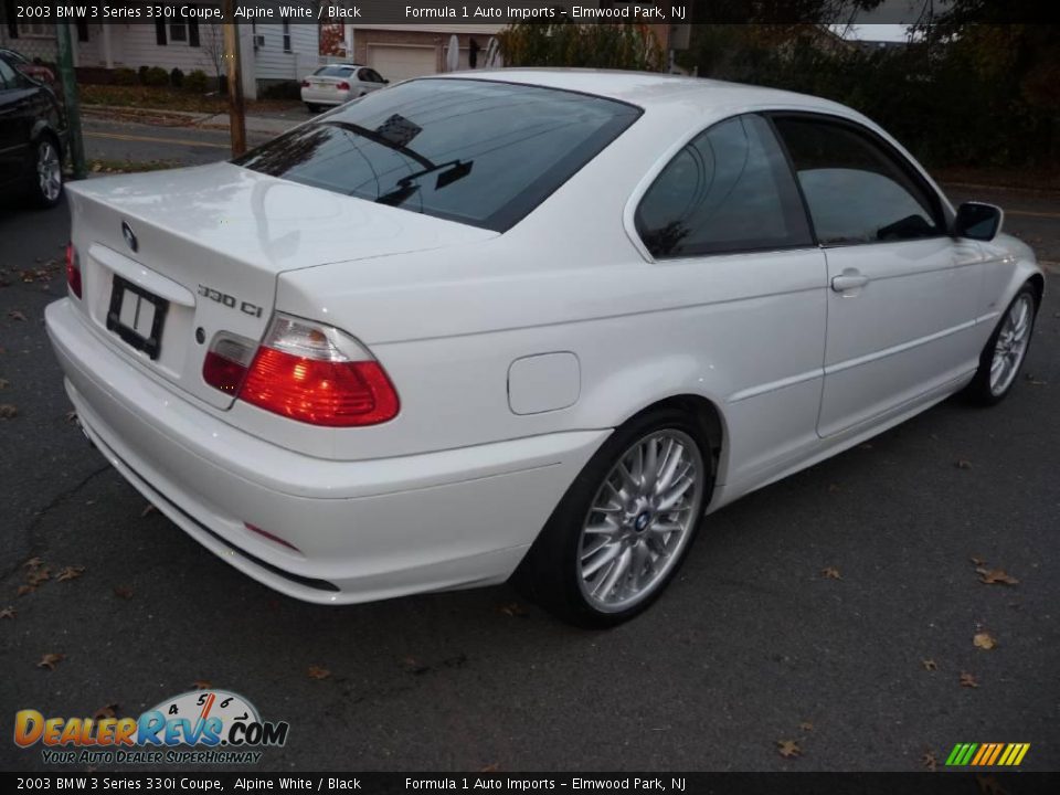 2003 BMW 3 Series 330i Coupe Alpine White / Black Photo #3