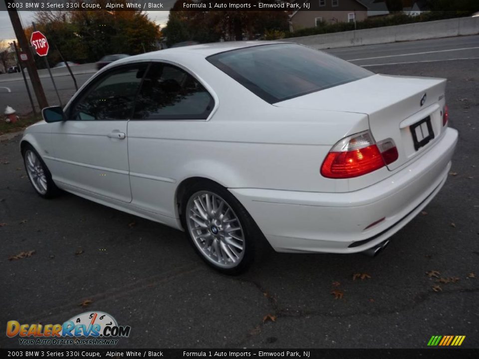 2003 BMW 3 Series 330i Coupe Alpine White / Black Photo #4