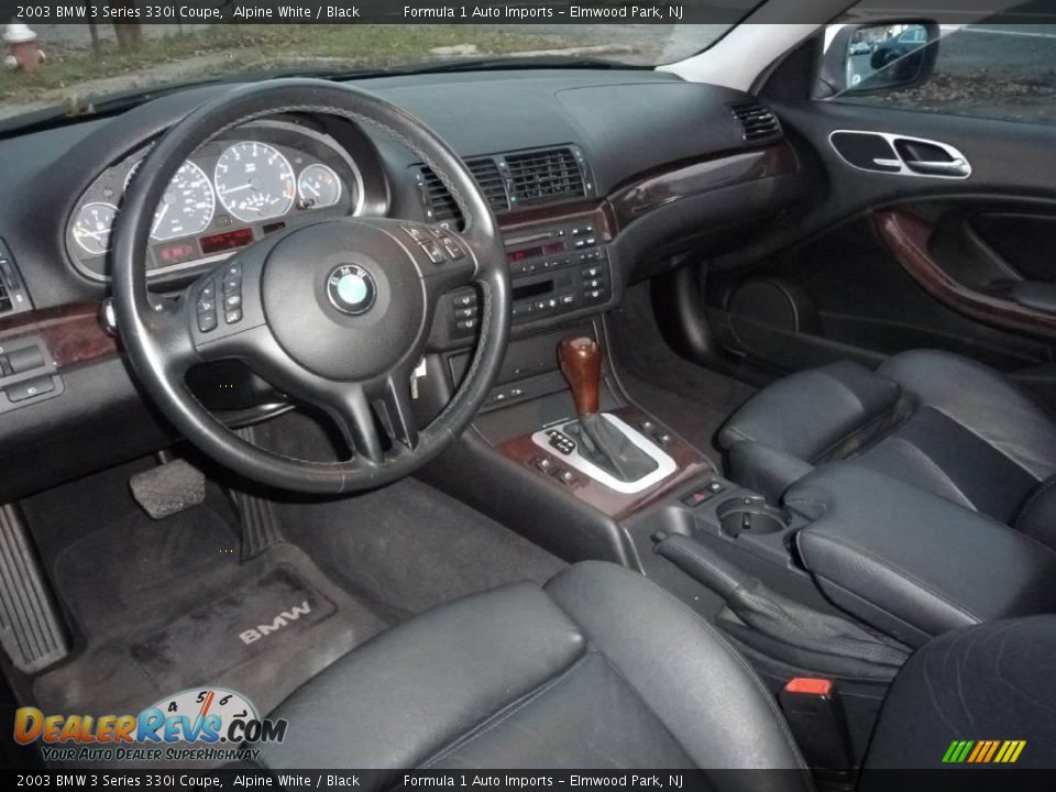 2003 BMW 3 Series 330i Coupe Alpine White / Black Photo #5