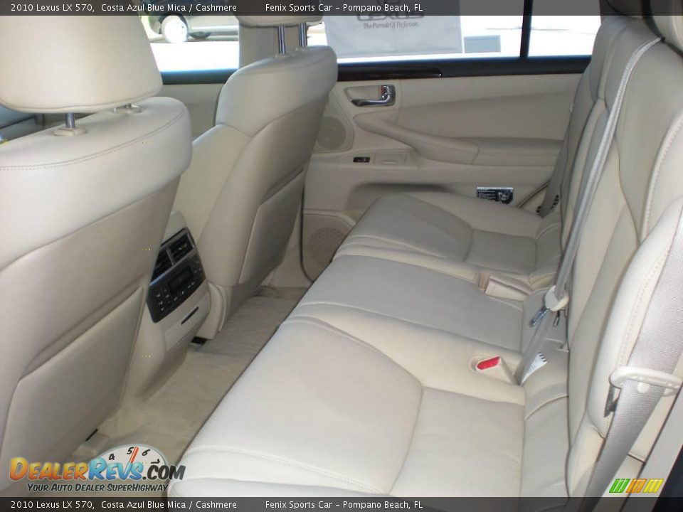 2010 Lexus LX 570 Costa Azul Blue Mica / Cashmere Photo #12