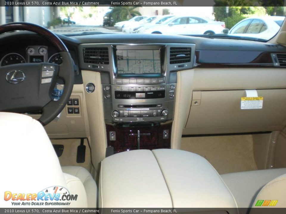 2010 Lexus LX 570 Costa Azul Blue Mica / Cashmere Photo #14