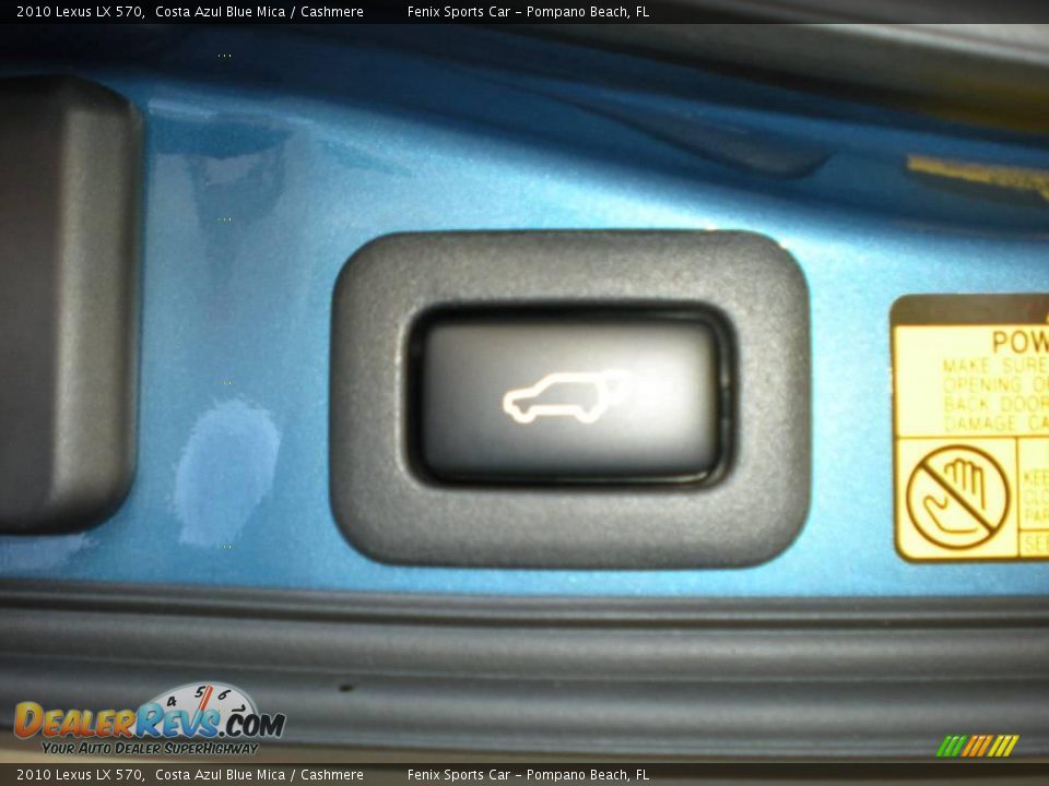 2010 Lexus LX 570 Costa Azul Blue Mica / Cashmere Photo #20