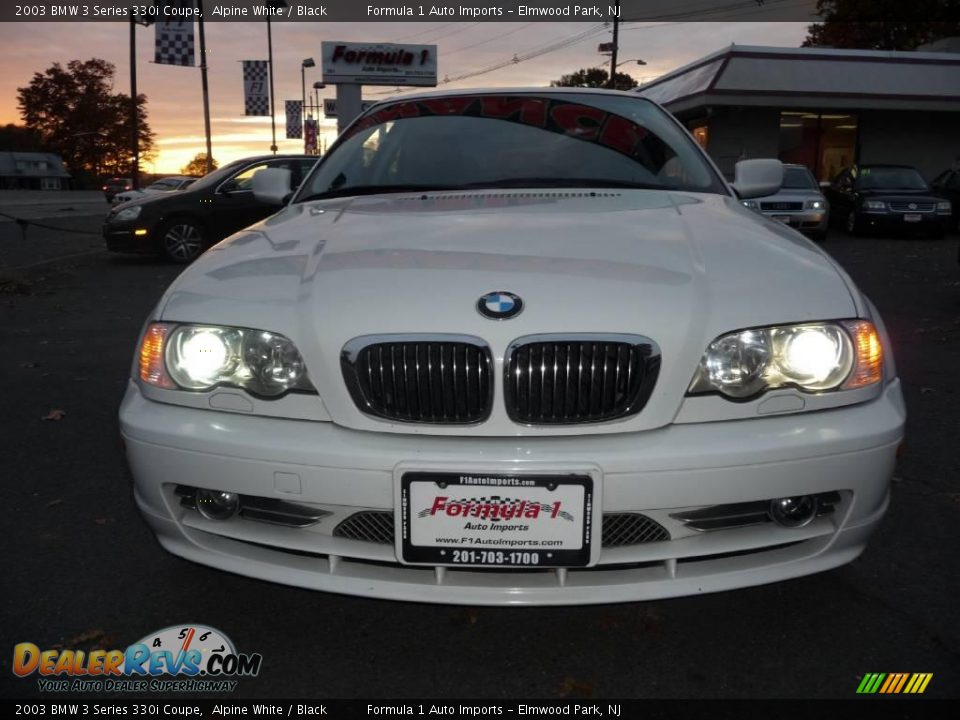 2003 BMW 3 Series 330i Coupe Alpine White / Black Photo #11