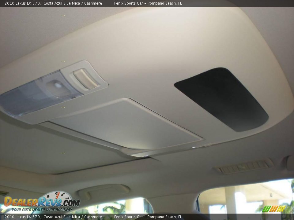 2010 Lexus LX 570 Costa Azul Blue Mica / Cashmere Photo #23