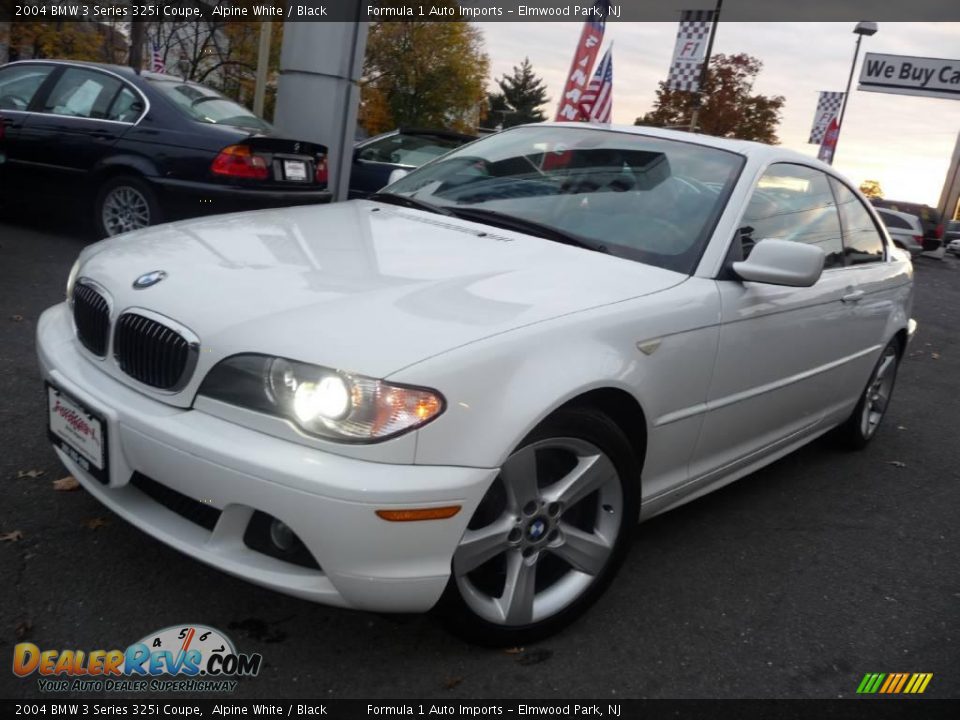 2004 BMW 3 Series 325i Coupe Alpine White / Black Photo #1