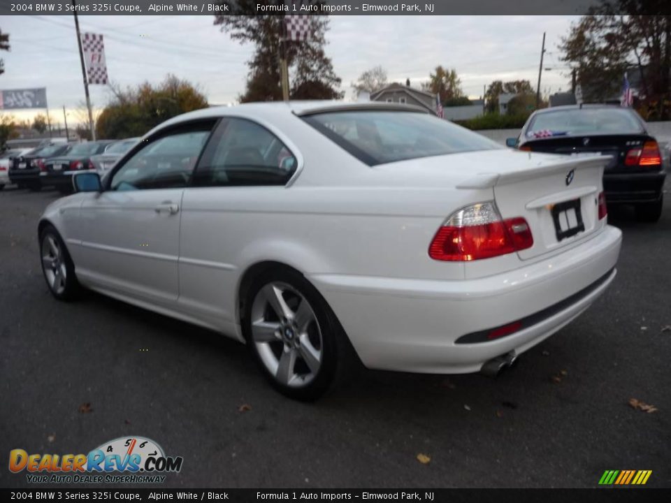 2004 BMW 3 Series 325i Coupe Alpine White / Black Photo #4
