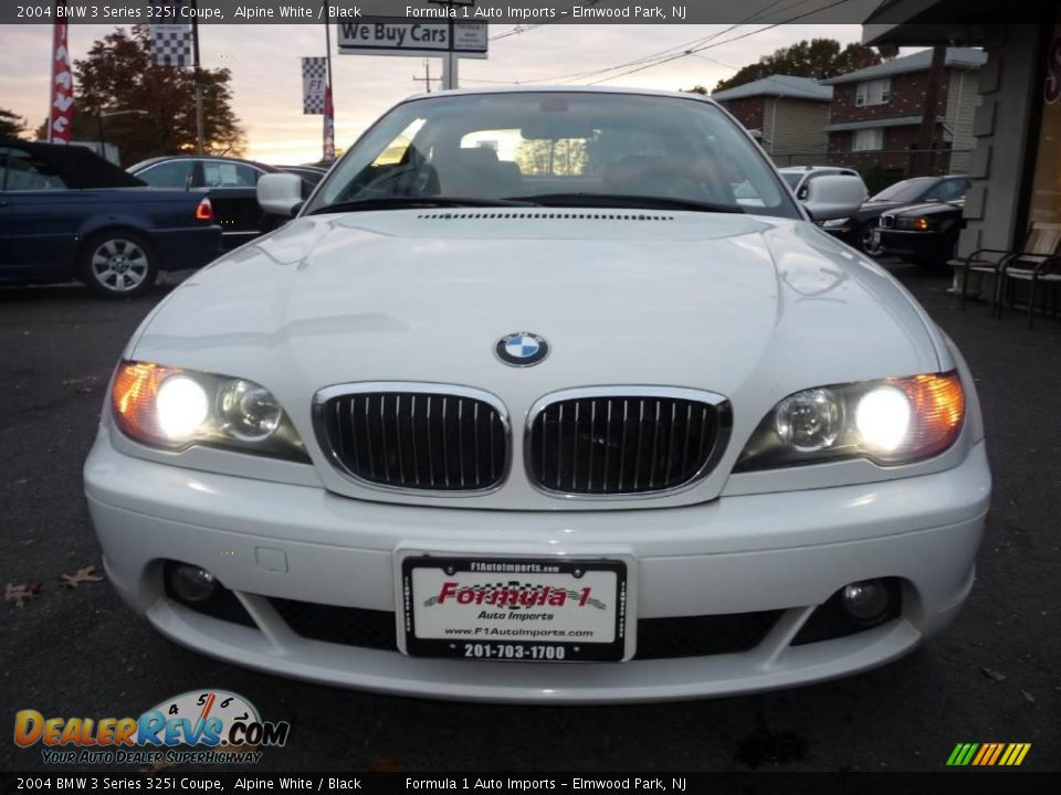 2004 BMW 3 Series 325i Coupe Alpine White / Black Photo #11