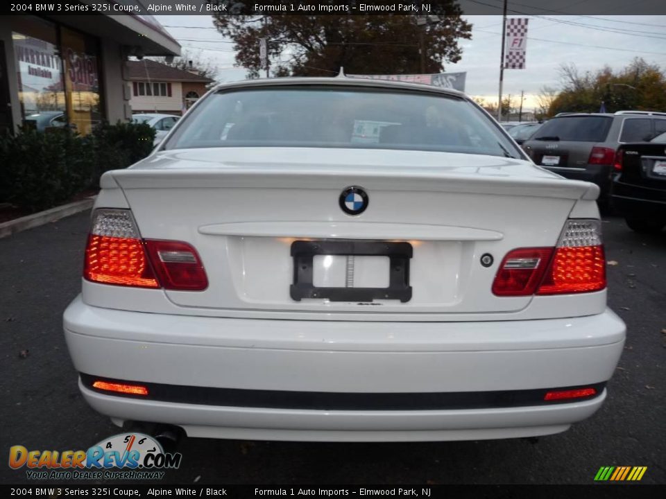 2004 BMW 3 Series 325i Coupe Alpine White / Black Photo #12