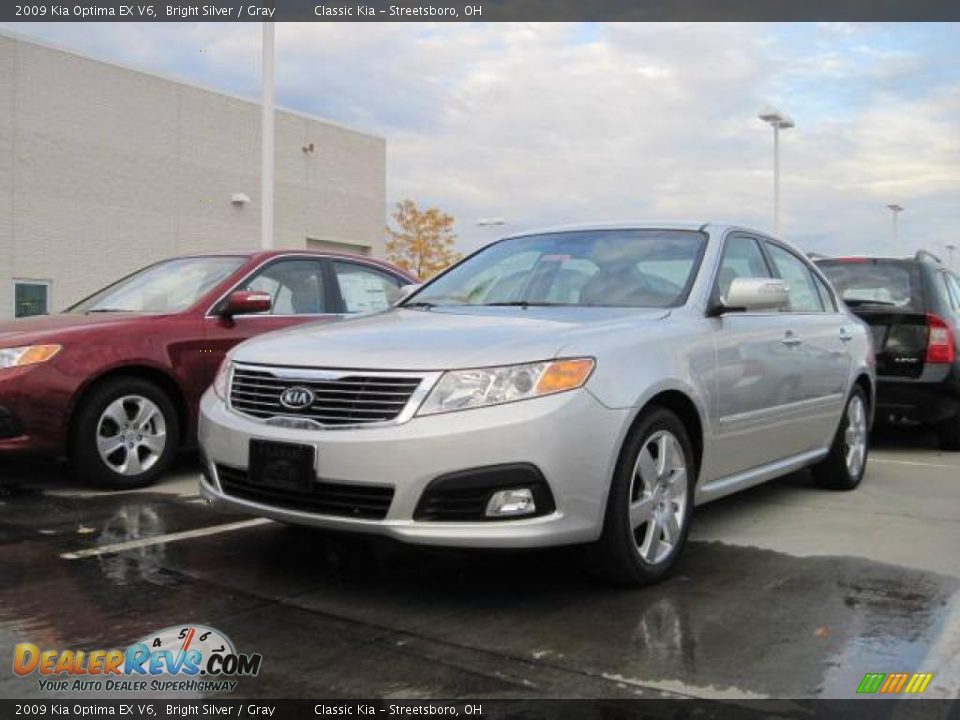 2009 Kia Optima EX V6 Bright Silver / Gray Photo #1