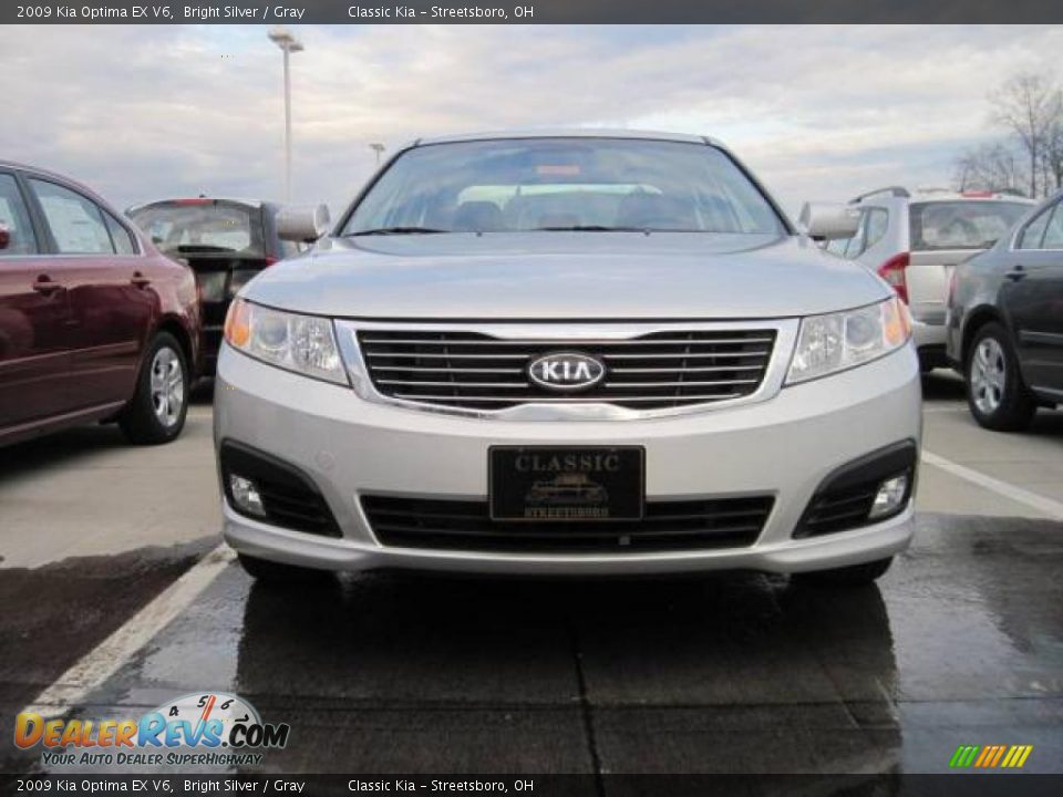 2009 Kia Optima EX V6 Bright Silver / Gray Photo #2