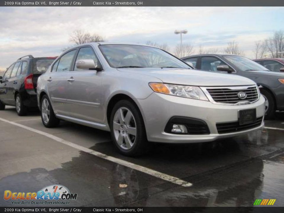 2009 Kia Optima EX V6 Bright Silver / Gray Photo #3
