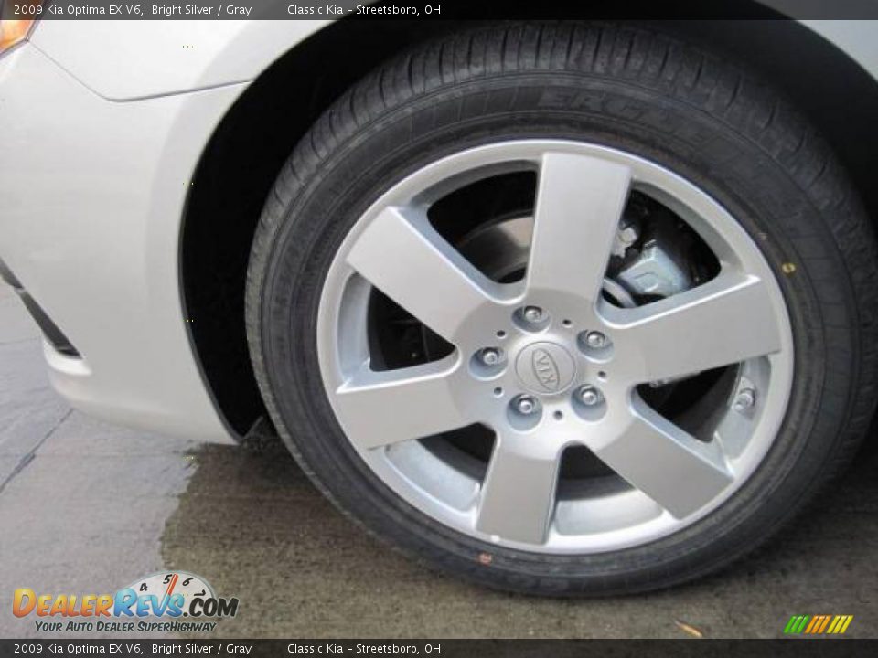 2009 Kia Optima EX V6 Bright Silver / Gray Photo #5