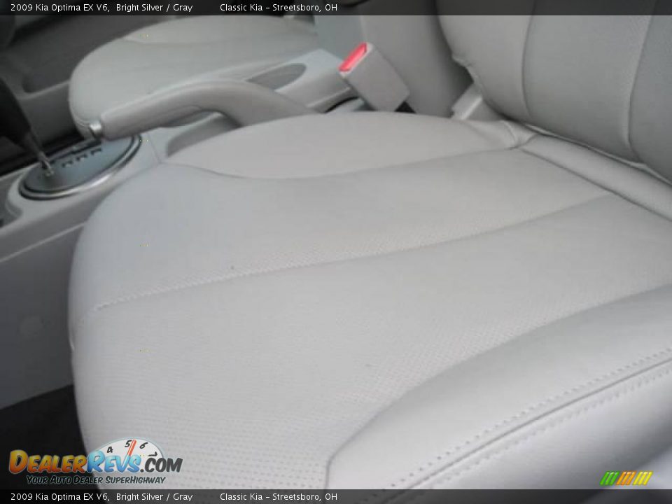 2009 Kia Optima EX V6 Bright Silver / Gray Photo #8