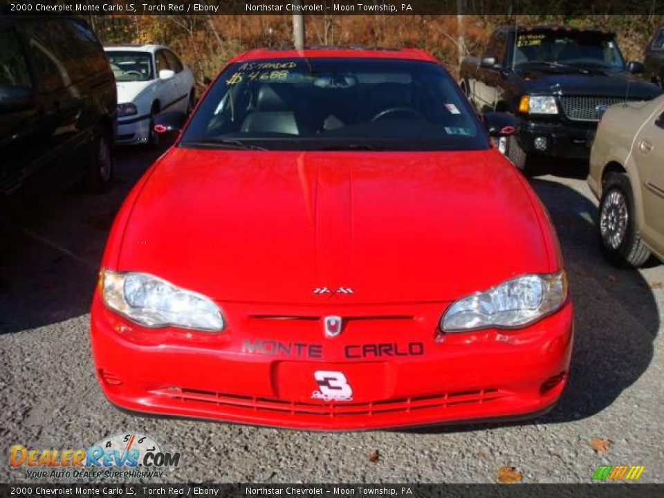 2000 Chevrolet Monte Carlo LS Torch Red / Ebony Photo #6