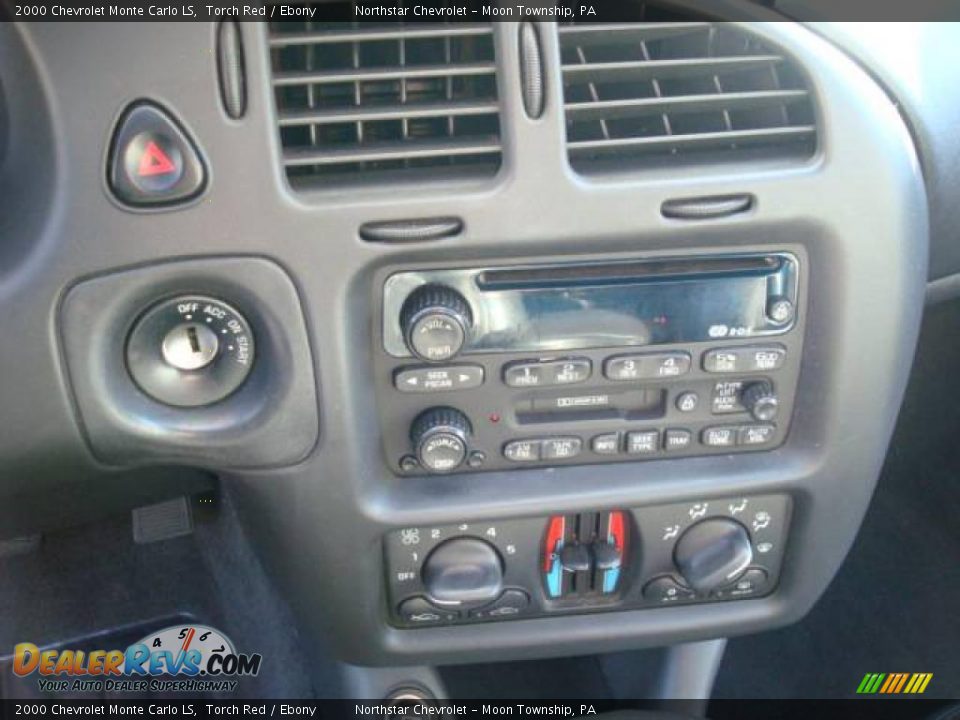 2000 Chevrolet Monte Carlo LS Torch Red / Ebony Photo #13