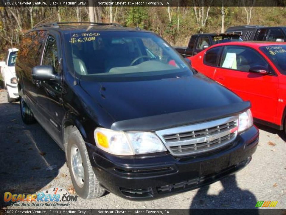 2002 Chevrolet Venture Black / Medium Gray Photo #1