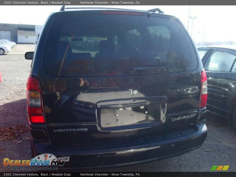 2002 Chevrolet Venture Black / Medium Gray Photo #3