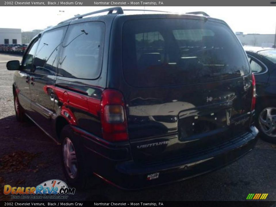 2002 Chevrolet Venture Black / Medium Gray Photo #4