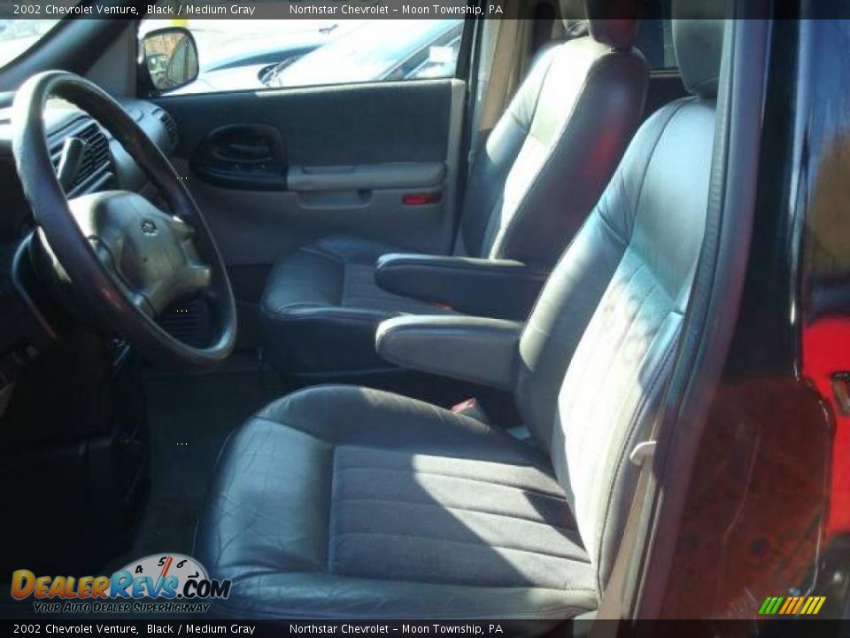 2002 Chevrolet Venture Black / Medium Gray Photo #8