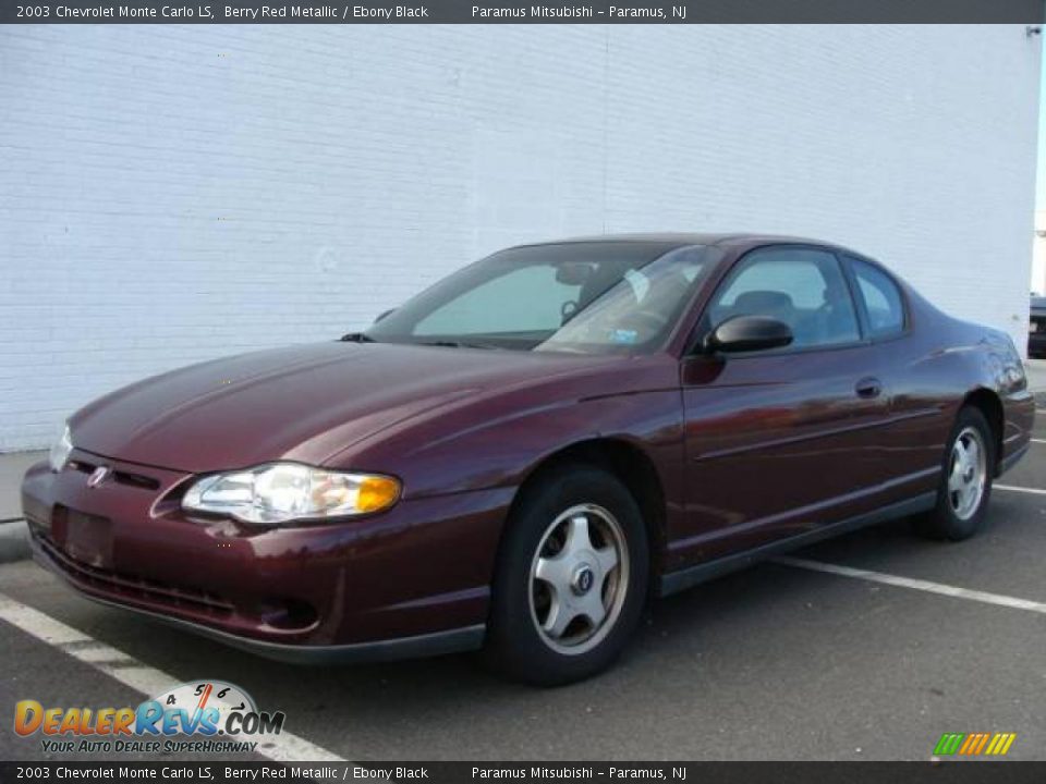 2003 Chevrolet Monte Carlo LS Berry Red Metallic / Ebony Black Photo #1