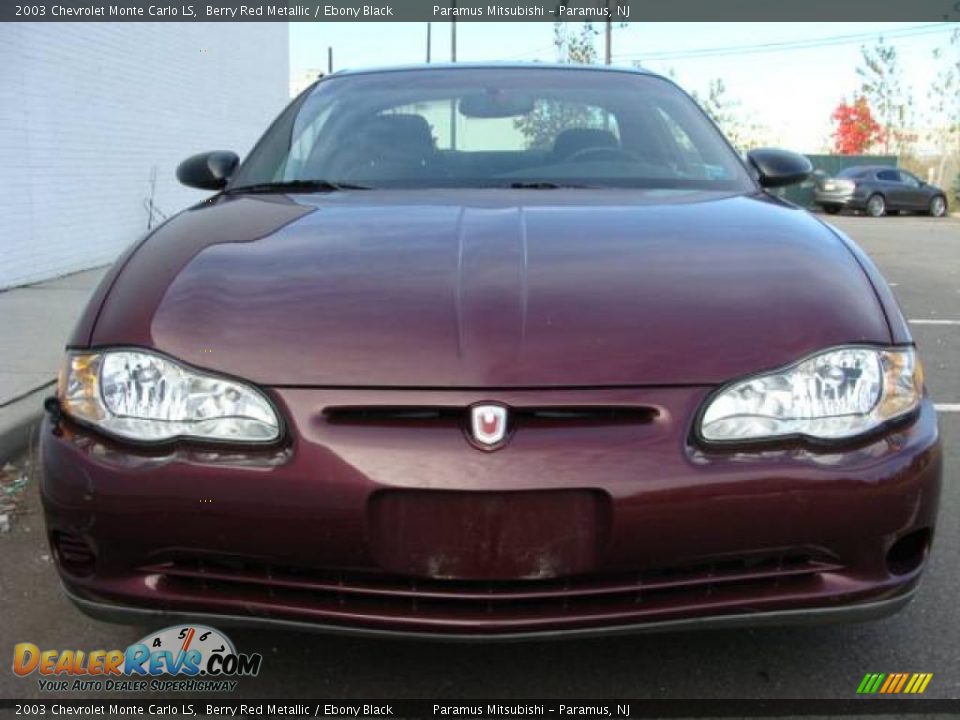 2003 Chevrolet Monte Carlo LS Berry Red Metallic / Ebony Black Photo #2