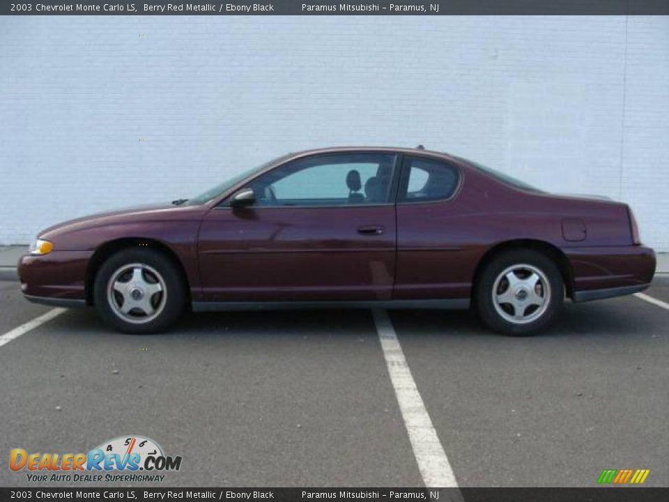 2003 Chevrolet Monte Carlo LS Berry Red Metallic / Ebony Black Photo #3