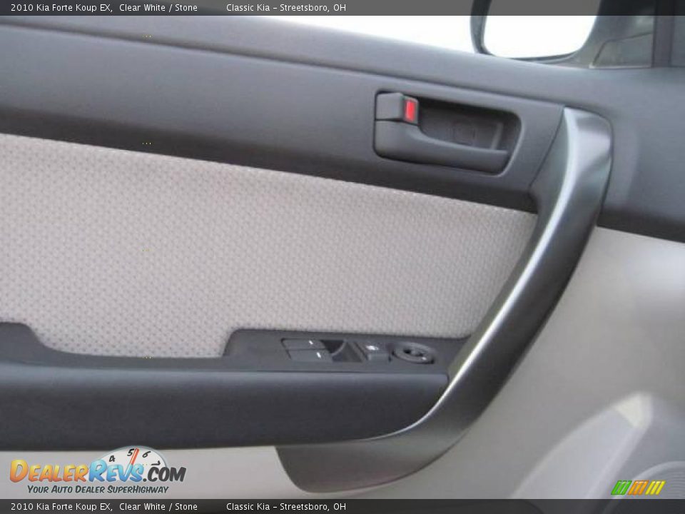 2010 Kia Forte Koup EX Clear White / Stone Photo #6