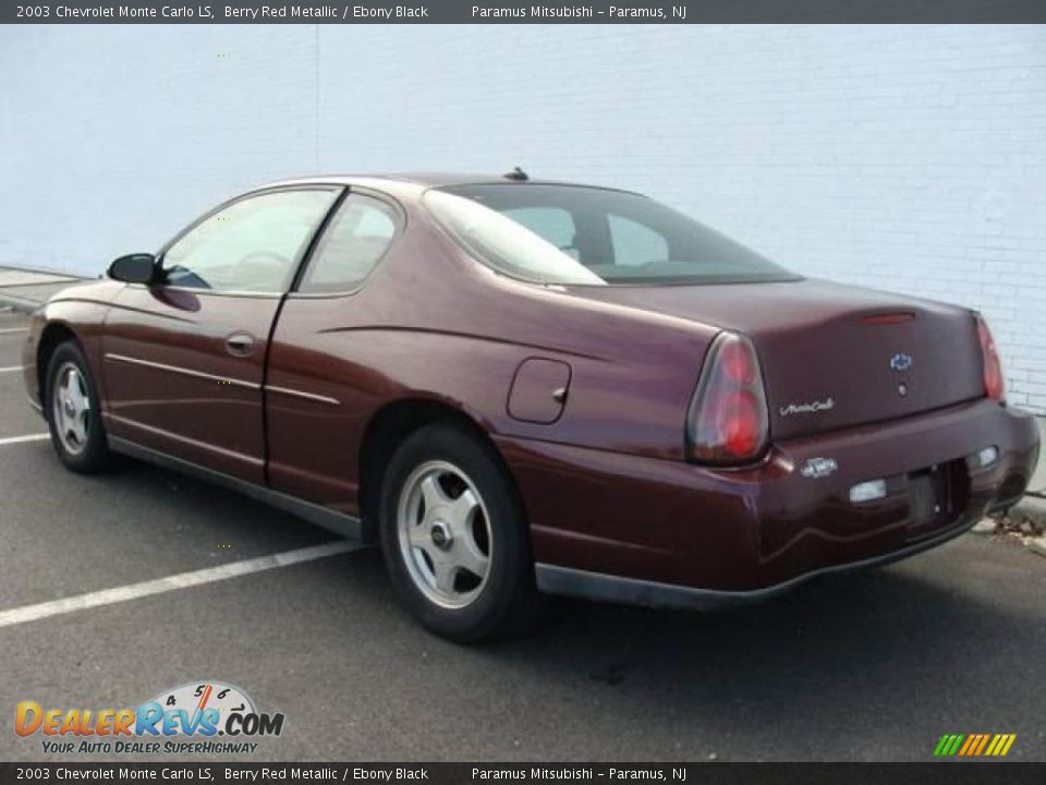 2003 Chevrolet Monte Carlo LS Berry Red Metallic / Ebony Black Photo #4