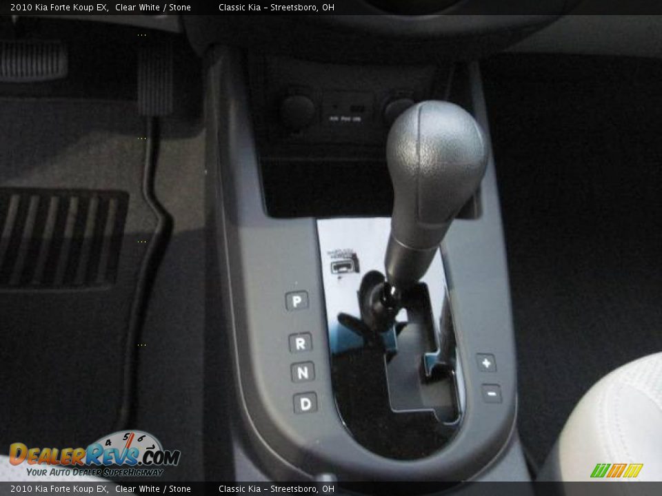 2010 Kia Forte Koup EX Clear White / Stone Photo #8