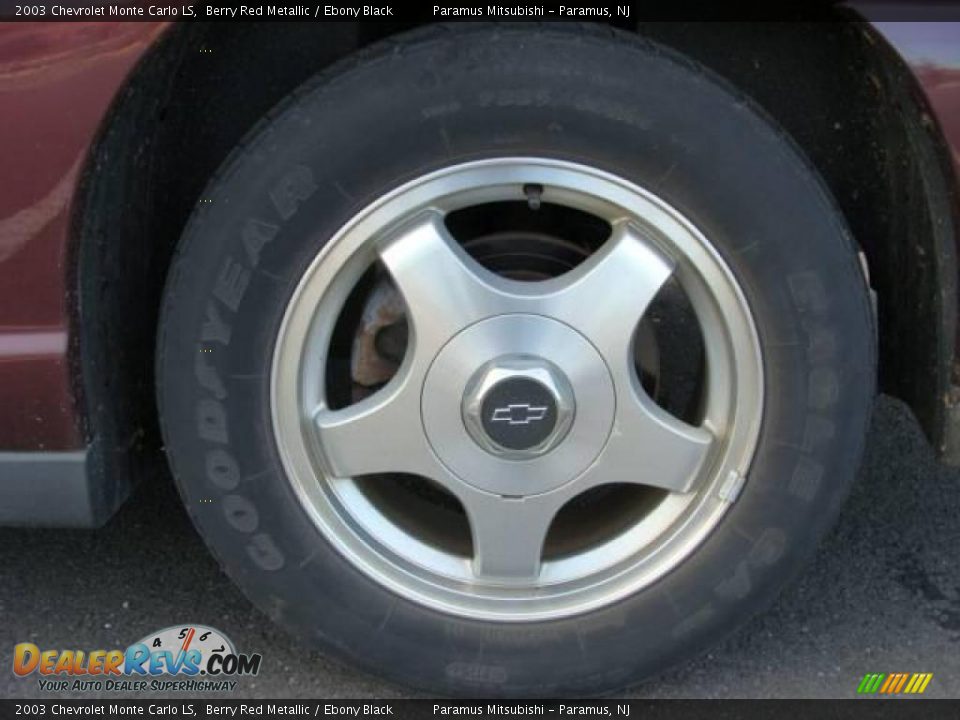 2003 Chevrolet Monte Carlo LS Berry Red Metallic / Ebony Black Photo #6