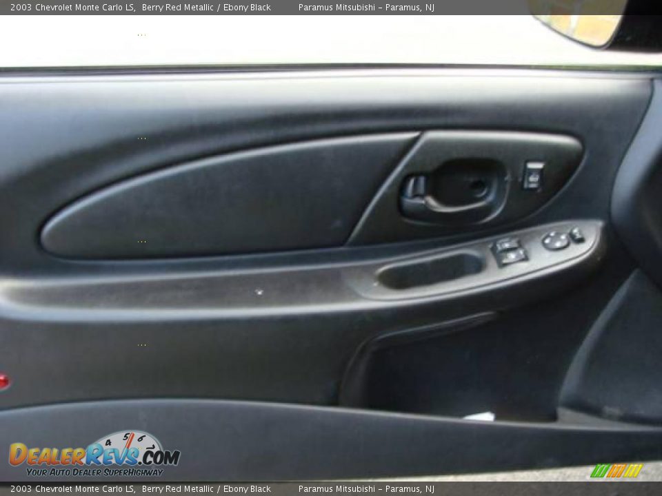 2003 Chevrolet Monte Carlo LS Berry Red Metallic / Ebony Black Photo #8